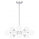 Ashley 9-Bulb Pendant Light in Chrome