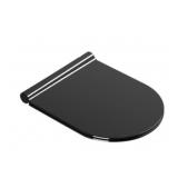 Catalano Soft-Close Toilet Seat in Glossy Black
