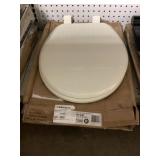 Mixed White and Biscuit Toilet Seat X2