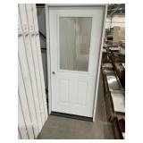 36" x 80" RH Steel 1/2 View Steel Exterior Door