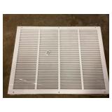 Case of 24" x18" White Wall Register x 2
