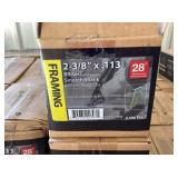 Box of (2,500) 2-3/8" x .113 Framing Nails x4
