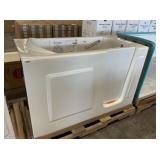 60' Right Hand Walk In Tub In White