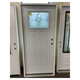 36' x 80' LH Steel Craftsman Style Ext. Door