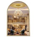 24 X 36 Cavin Home Antique Gold Arched Mirror x 2