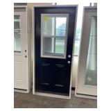 36' x 80' LH Steel HV Ext. Door w/ Venting Screen
