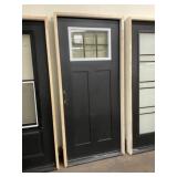 36' x 80' RH Fiberglass Craftsman Exterior Door