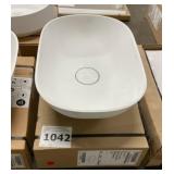 15' White Rectangle Vessel Sink x2