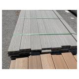 12' Gray PVC Capped Composite Decking x 672 LF