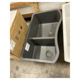 30' Dark Gray 60/40 Composite Sink