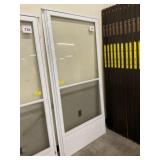38' x 80' LH Mobile Home Aluminum Storm Door