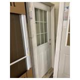 36' x 80' LH 9-Lite Steel Exterior Door