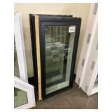 48' x 24' Black Vinyl Picture Windows x 2
