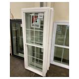 24' x 48' White Vinyl Single Hung Windows x 2