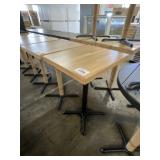 24' x 30' x 42' Natural Oak Patio Table x 2