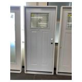 36' x 80' LH Steel Craftsman Style Exterior Door
