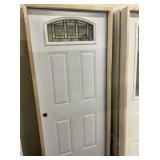 36' x 80' RH Steel Deco Glass Exterior Door