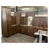15pc. Silvercreek Rustic Hickory 36' Kitchen Set