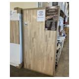 6' Birch Butcher Block Island Countertop