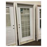 36' x 80' Steel RH 15-Lite Exterior Door