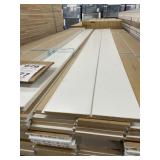 1 x 6' x 8' Pre-finished White Shiplap x 608 LF