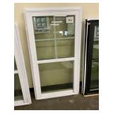 28' x 60' White Vinyl Single Hung Window