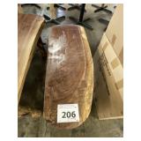 13' x 36' x 19' Amish Made Walnut /Sassafras Bench