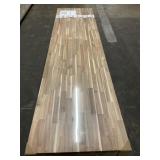 8' Unfinished Acacia Butcher Block Countertop