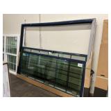 71-5/8' x 96' Black RH 18-Lite Sliding Glass Door