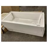 (3) 60' x 30' White RH Composite Bathtubs