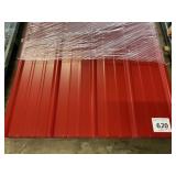 12' Red Steel Roofing/Siding x 600LF