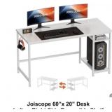 Joiscope 60' x 20' White Desk