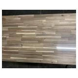 8' Unfinished Acacia Butcher Block Countertop x 2