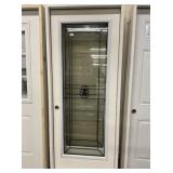 32' x 80' RH Fiberglass FV Deco Glass Ext. Door
