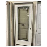 32' x 80' LH Fiberglass FV Deco Glass Ext. Door