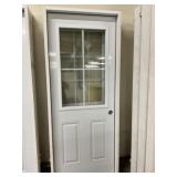 32' x 80' LH Steel HV 4-Lite Exterior Door