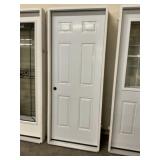 32' x 80' RH Steel 6-Panel Exterior Door