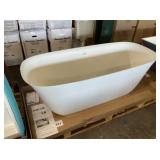 67' Acquabella White Freestanding Bathtub