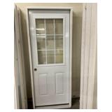 32' x 80' RH Steel HV 4-Lite Exterior Door