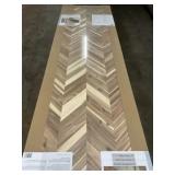 8' 2' Unfinished Acacia Chevron Style Counter Top