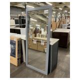 3' x 6' Gray Trimmed Mirror