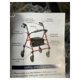 RTA Steel Rollator in Blue