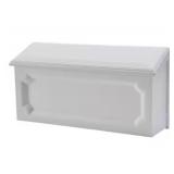 Windsorï¿½ White Plastic Wall Mount Mailbox