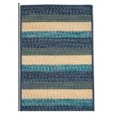 14' x 14' Emma Tweed Stripe Blue Lites Area Rug