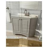 Glacier Bayï¿½ 30' Vanity w Top in Pearl Gray