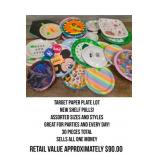 Target Paper Plate Lot