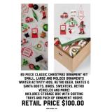 85 Piece Classic Christmas Ornament Kit