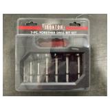 Ironton 7 Pc. Forstner Drill Bit Set