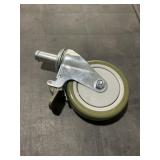 Set of (4) 5' Wheel Castors with Brakes