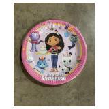 Case of (96) Gabby's Dollhouse Party Plates x 2